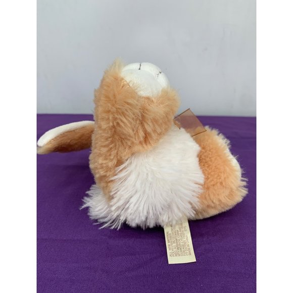 Dan Dee 8” Tan and White Bunny caramel bow. Embroidered eyes flocked nose - Picture 7 of 10